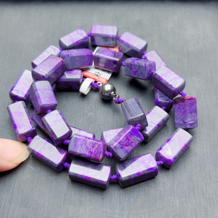 苏纪石（舒俱来）颈饰未镶嵌杏*项链