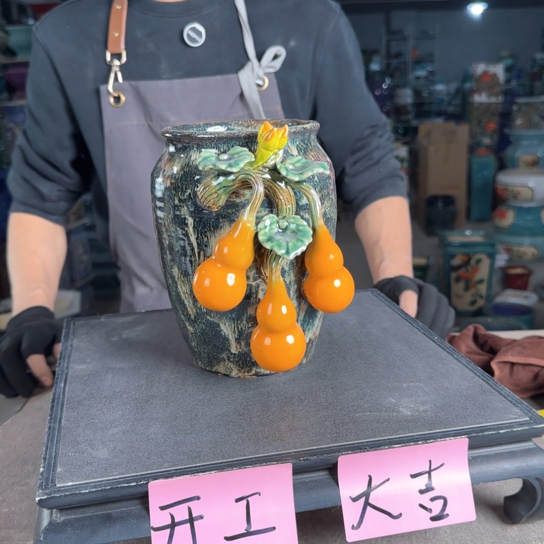 一风堂石湾花盆。