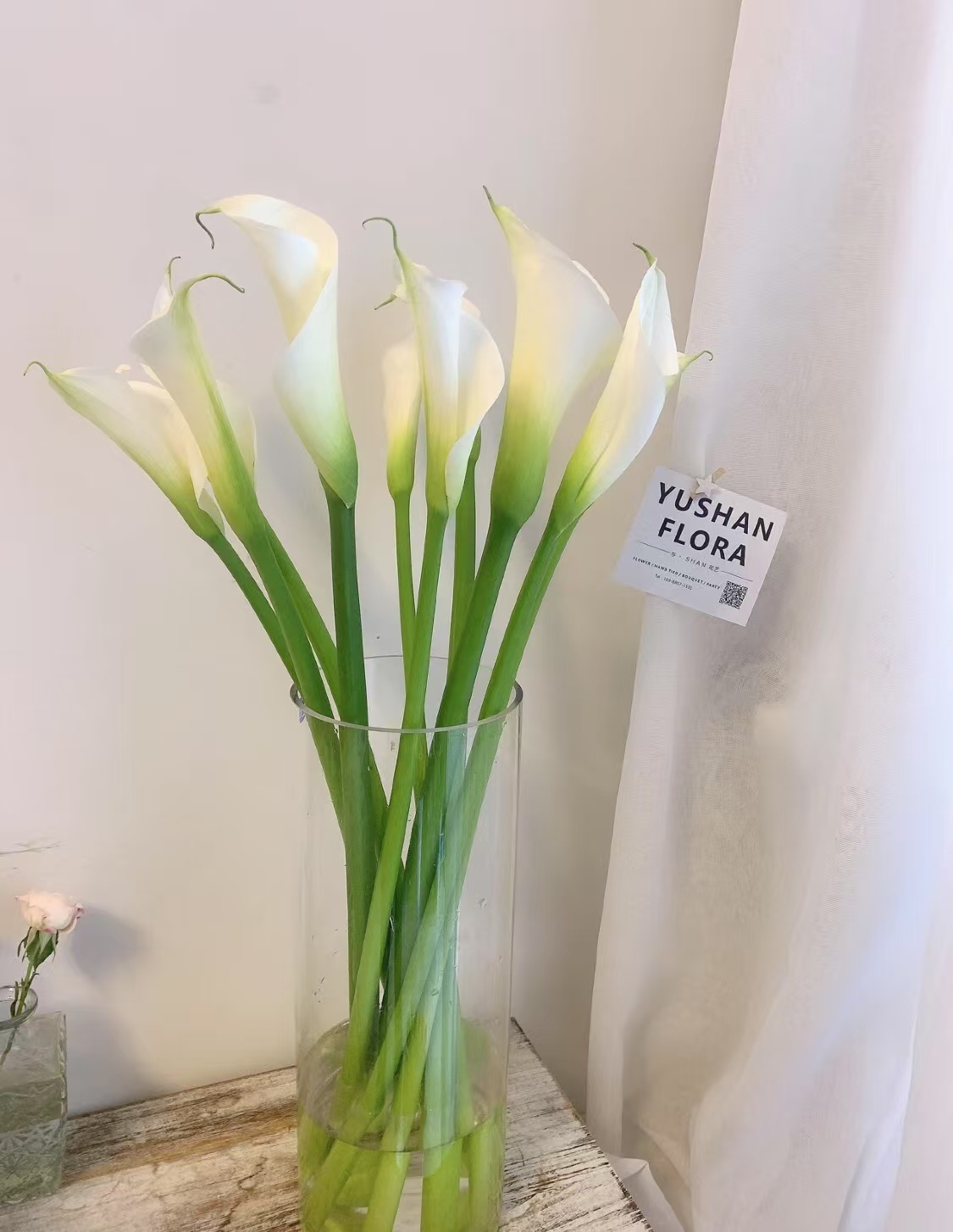 白色马蹄莲一扎10支 任意2单顺丰/京东 云南鲜花直发