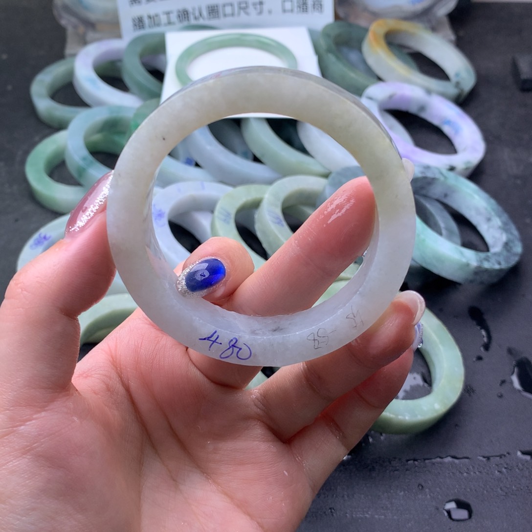 【闪购商品】未镶嵌手镯定制翡翠