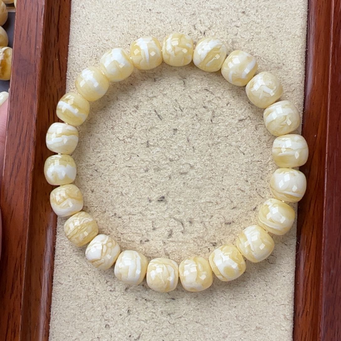 琥珀手链未镶嵌11.56虎皮