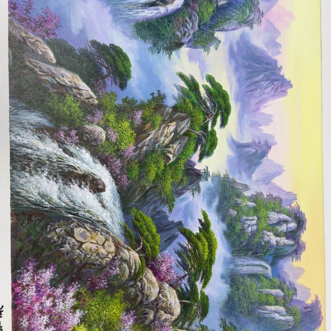 油画在哪呢现在忙不呢