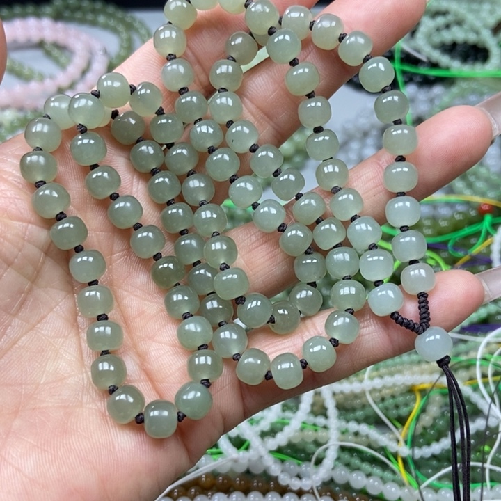 和田玉颈饰未镶嵌7