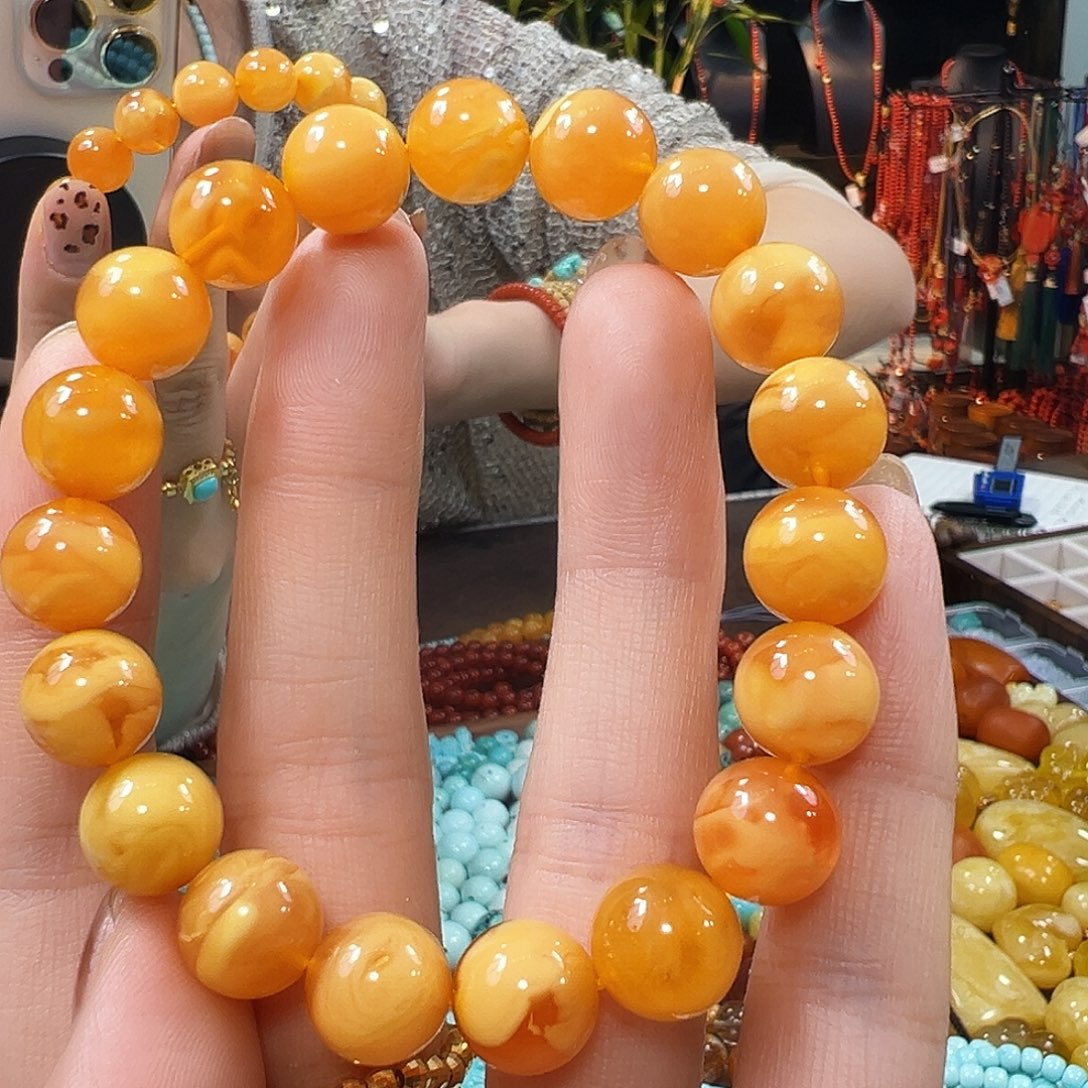 小***e蜜蜡未镶嵌手链手串