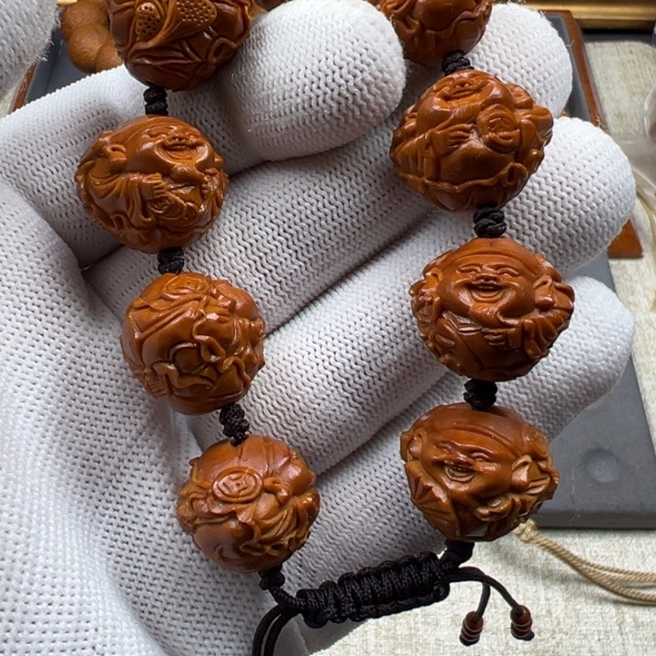 橄榄核手串橄榄核雕工艺制作