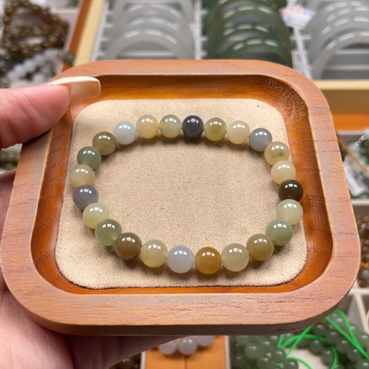 和田玉未镶嵌手串8mm