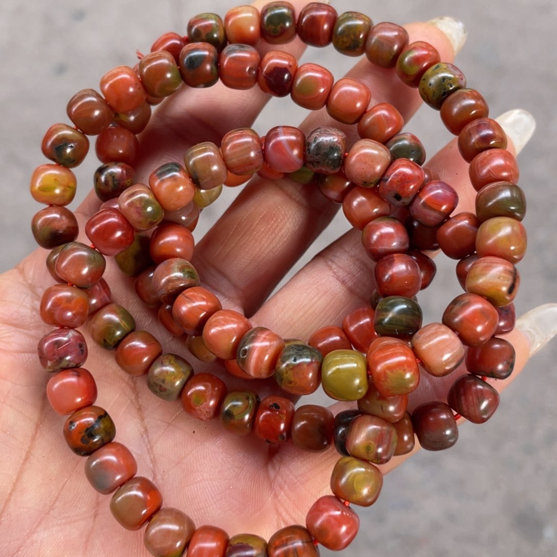 南红玛瑙未镶嵌包浆老邢用**G