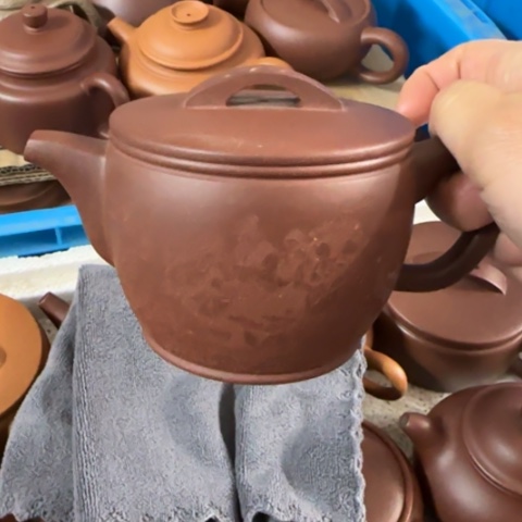 紫砂茶壶冰**纪底槽清料350c c