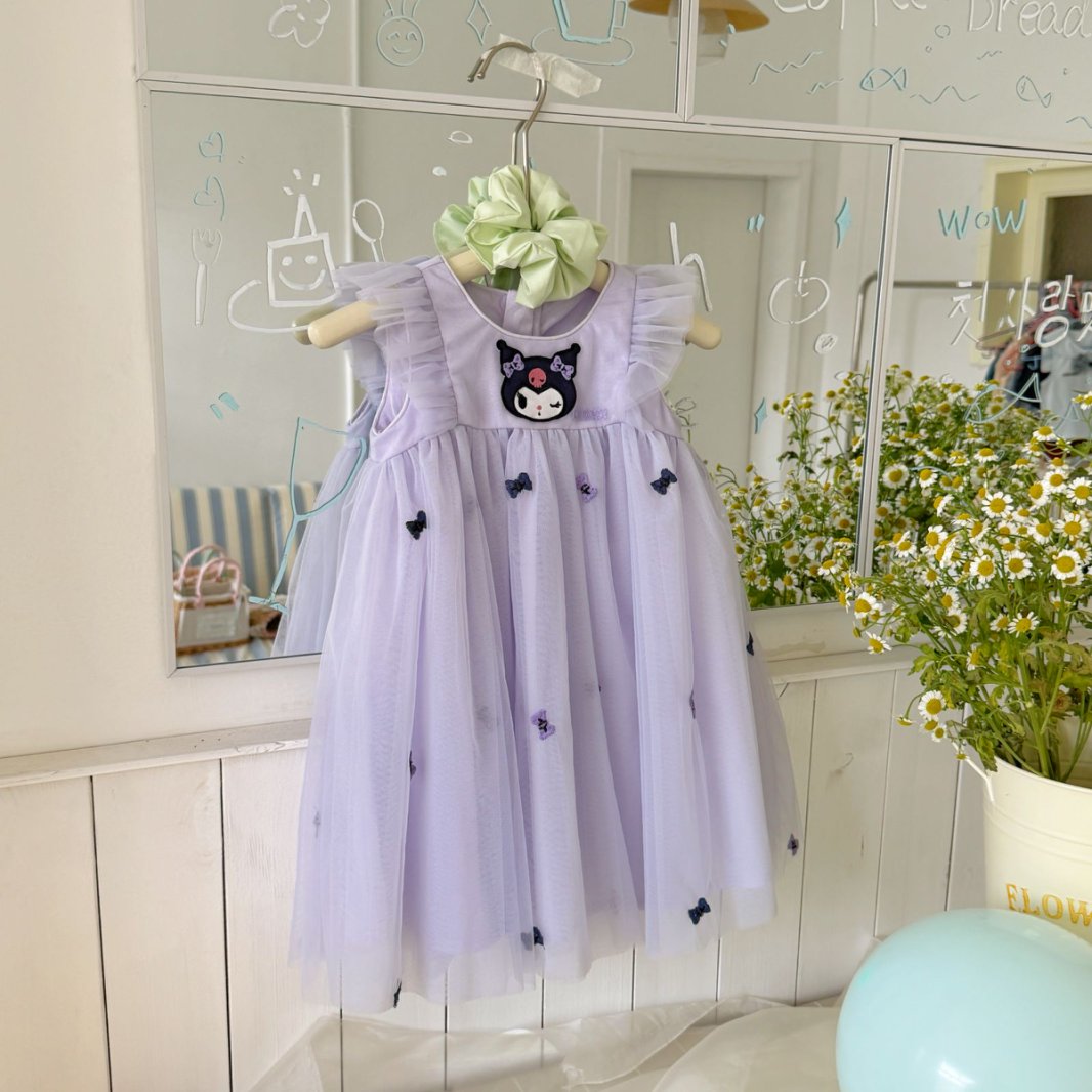 XM-753-儿童百搭洋气重工刺绣库洛米纱裙（夏款）