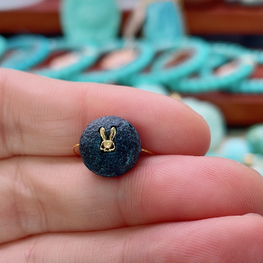 绿松石未镶嵌珠宝半成品