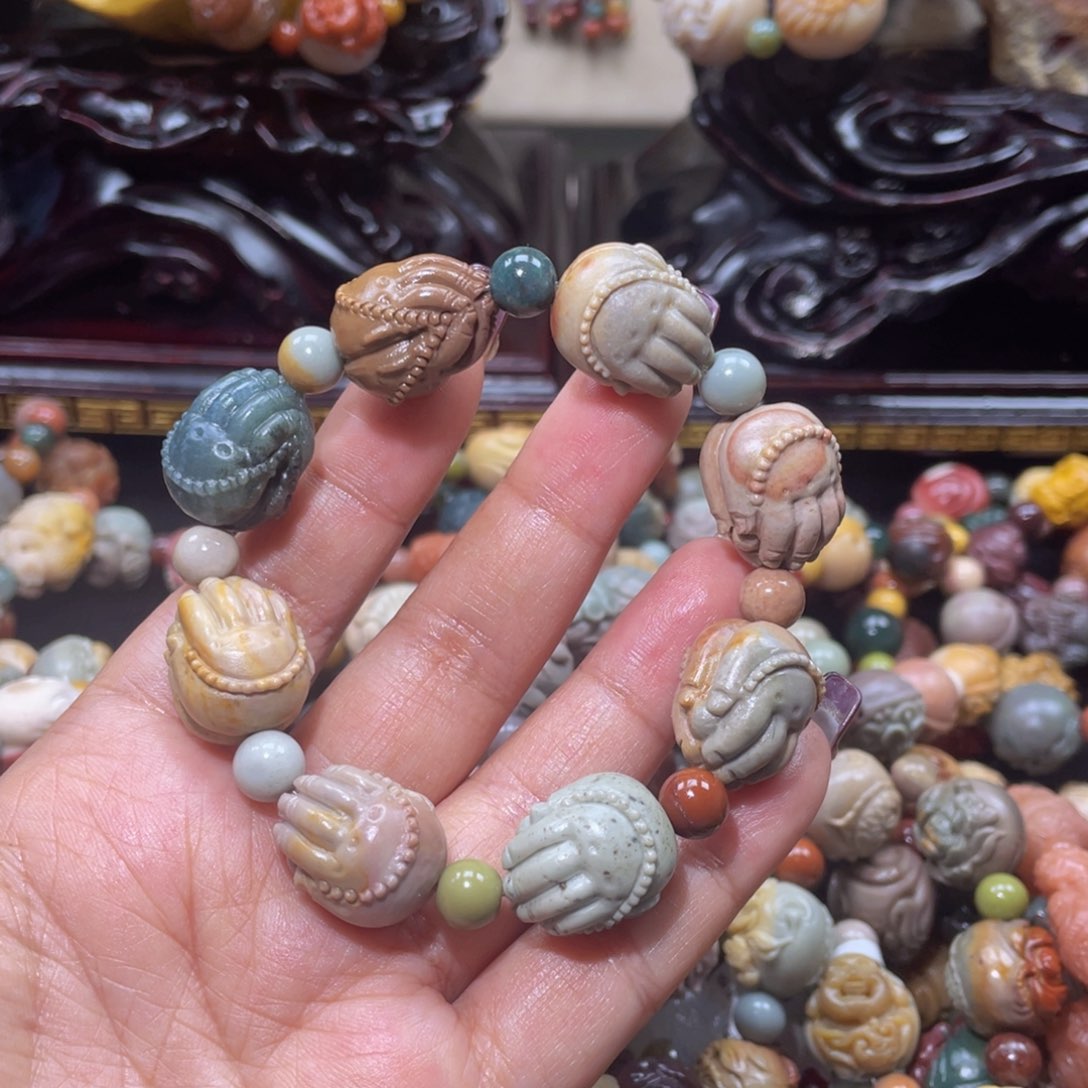石英质玉手链未镶嵌