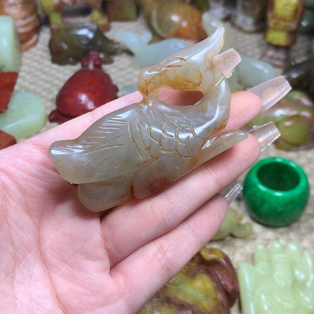 白玉菩提吊坠挂件