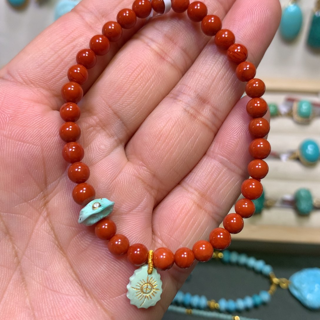 南红玛瑙单圈未镶嵌