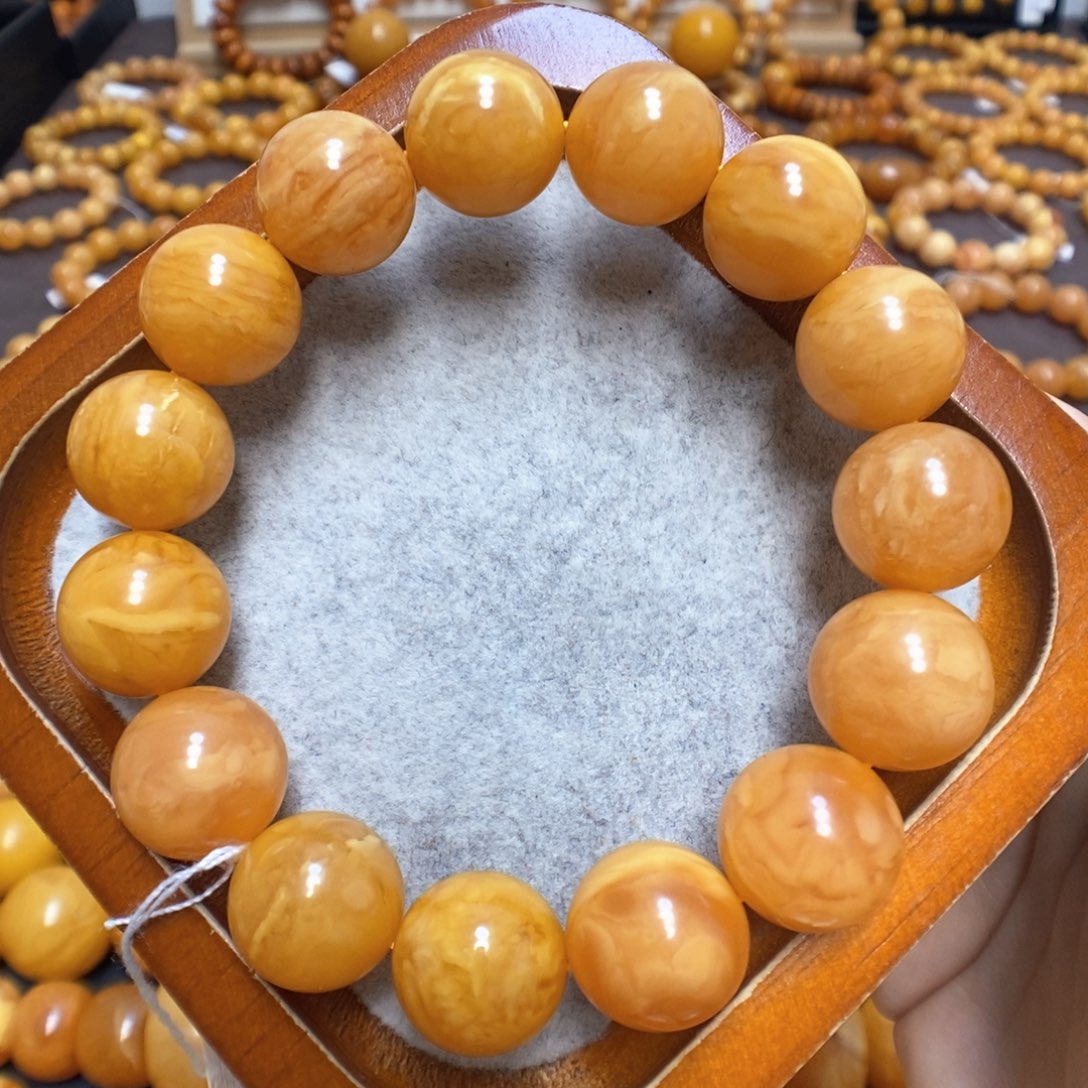 蜜蜡手链未镶嵌蜜蜡