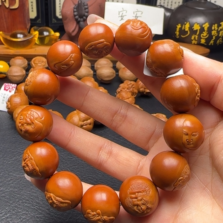 橄榄核手串/手链正圆罗汉
