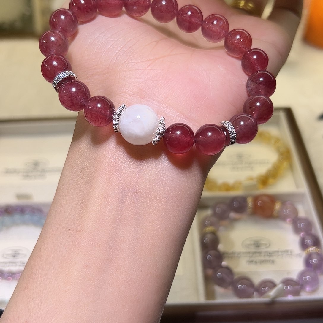 水晶手链未镶嵌7****s48小时鉴赏