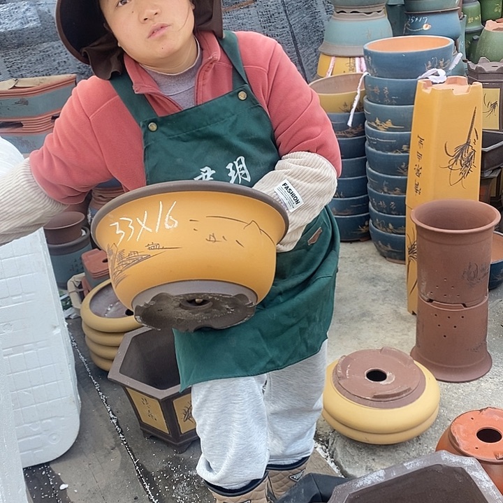 紫砂花盆紫砂花盆