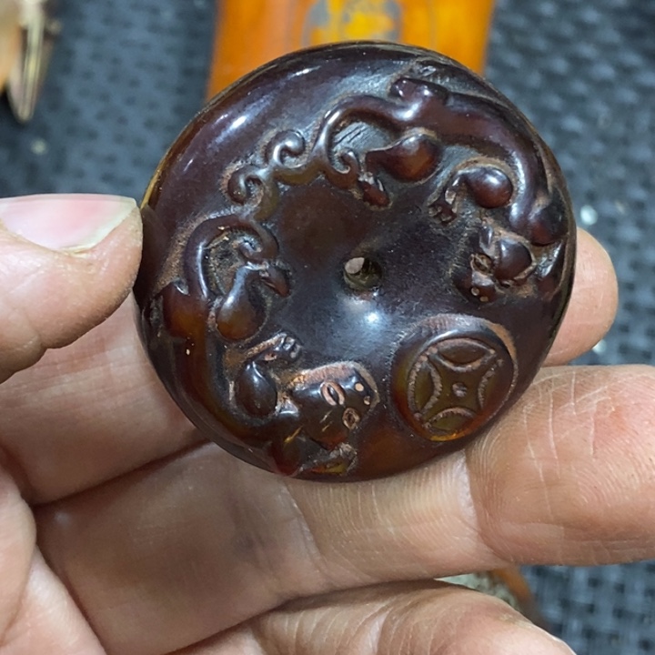 滴血莲花菩提吊坠