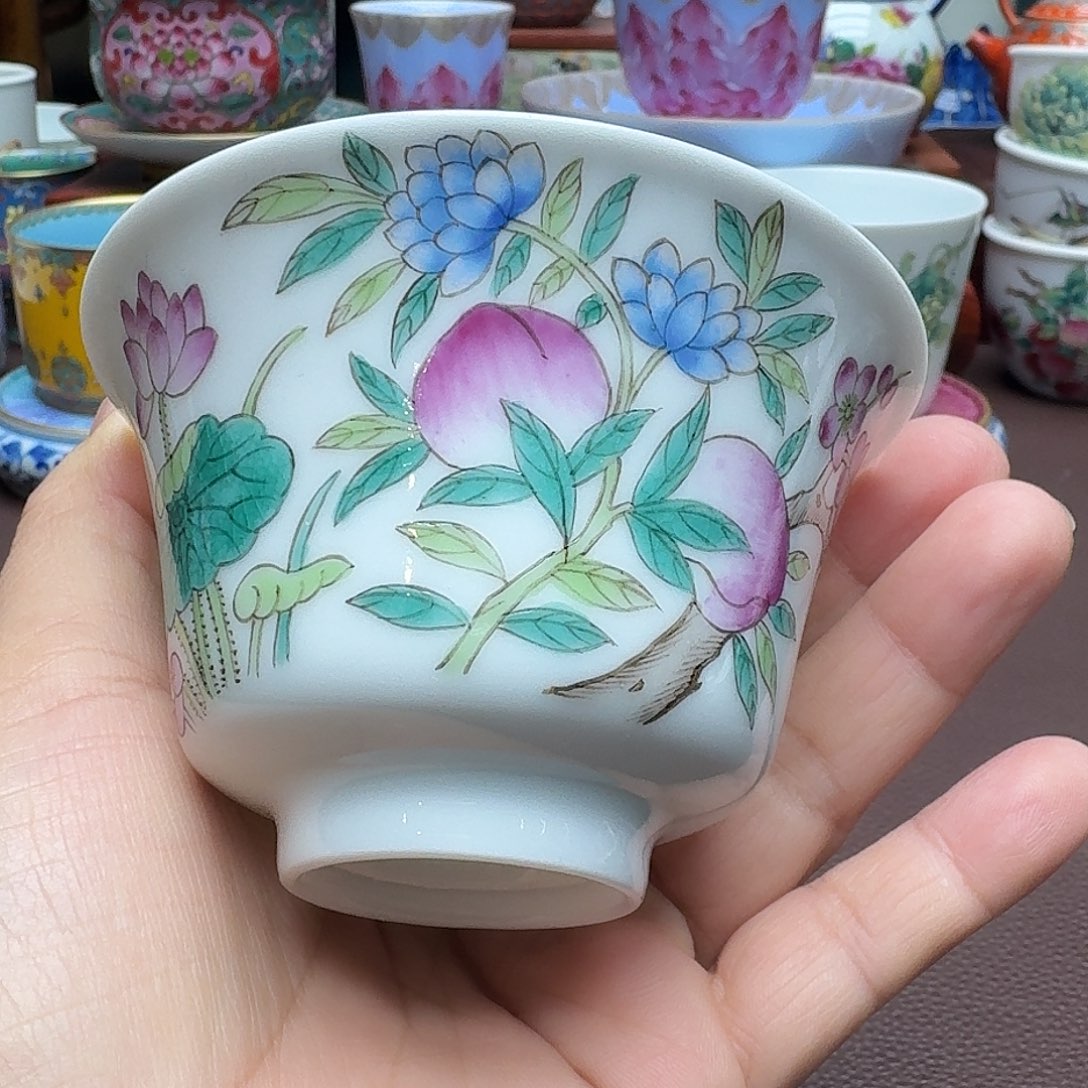 瓷片景德镇仿古手工制作精品展示