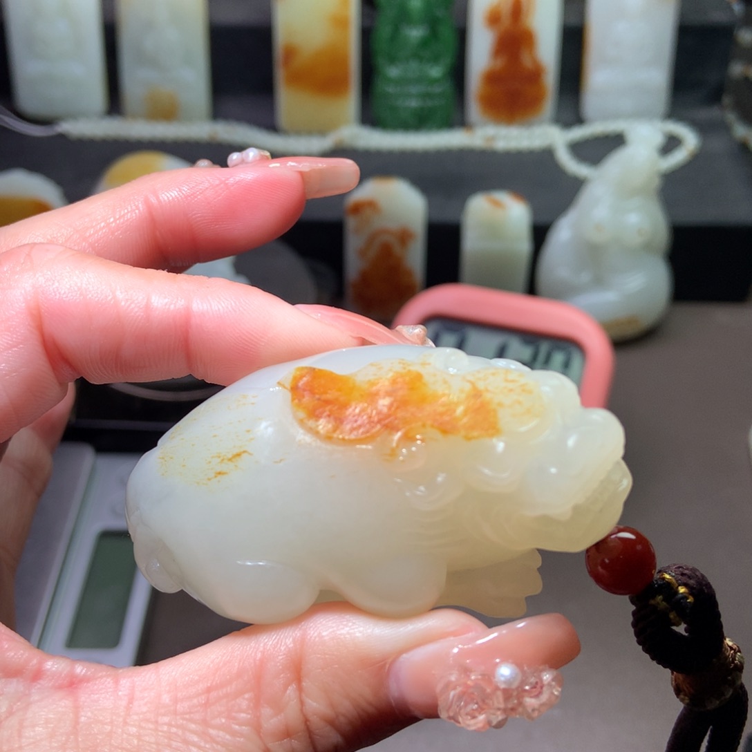 和田玉挂件未镶嵌终**晚