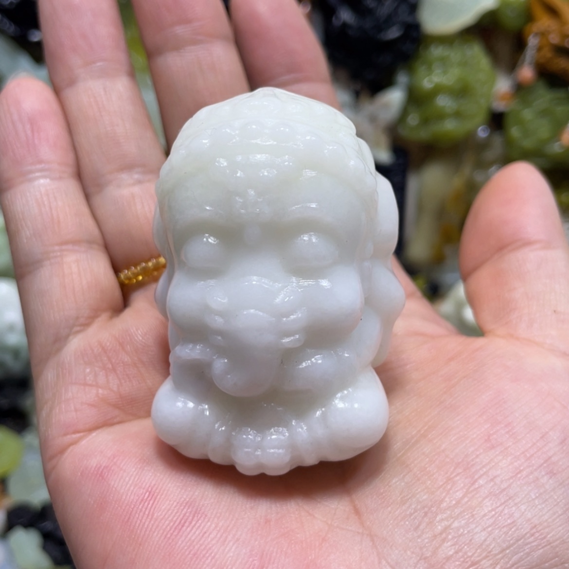 【闪购商品】岫玉颈饰未镶嵌14手把