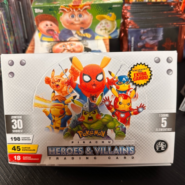 2025flash edition 西班牙 皮卡丘变装超级英雄第二弹收藏卡