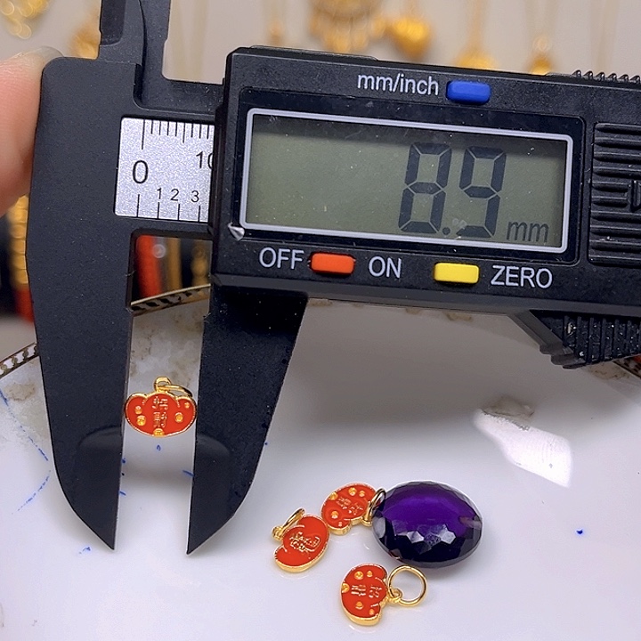 紫晶颈饰银S925镶嵌紫晶925镶嵌51