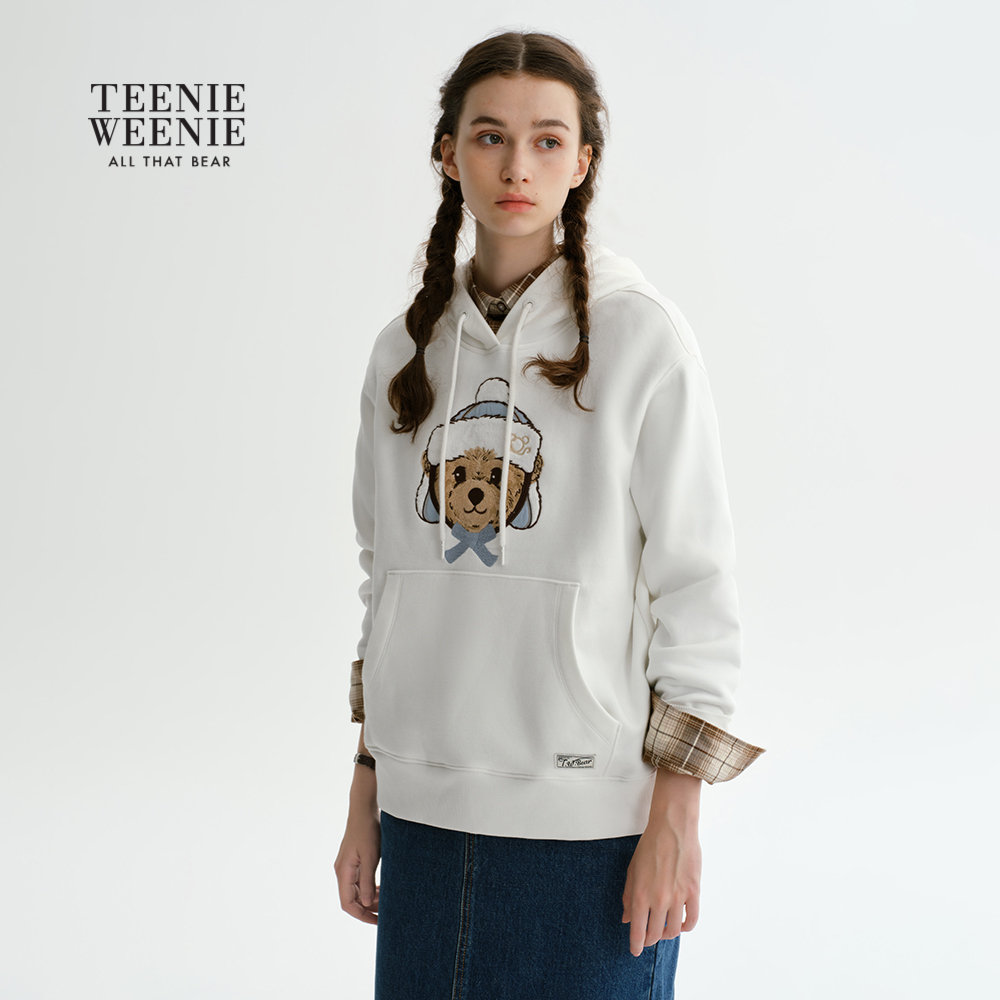 【女装优选KY】TeenieWeenie小熊女装冬卡通连帽女卫衣TTMW25O910Z