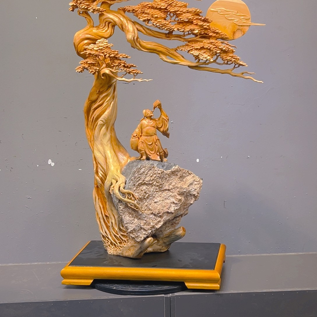 用***9香榧木木雕艺术作品欣赏