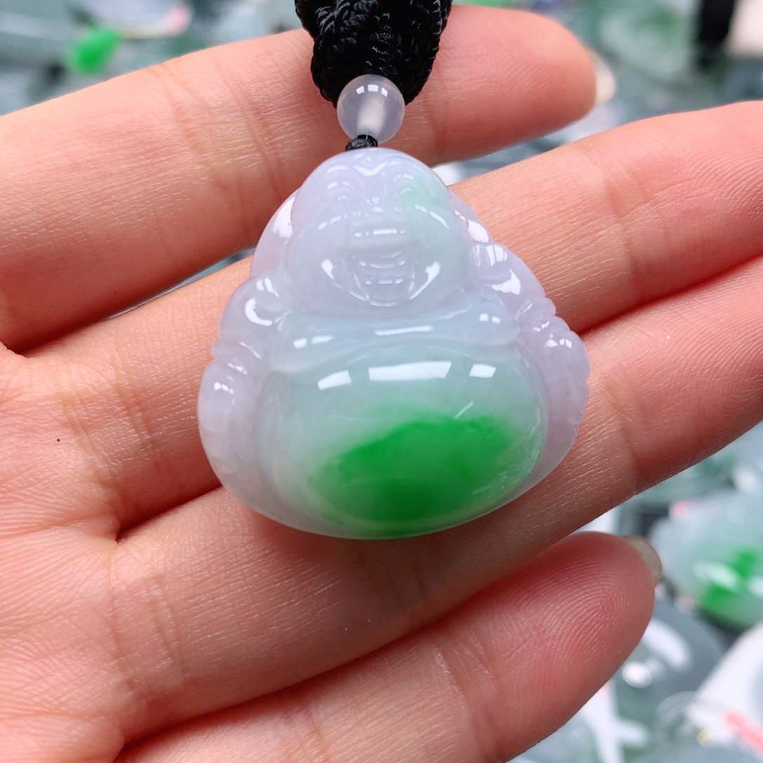 翡翠颈饰未镶嵌天然翡翠