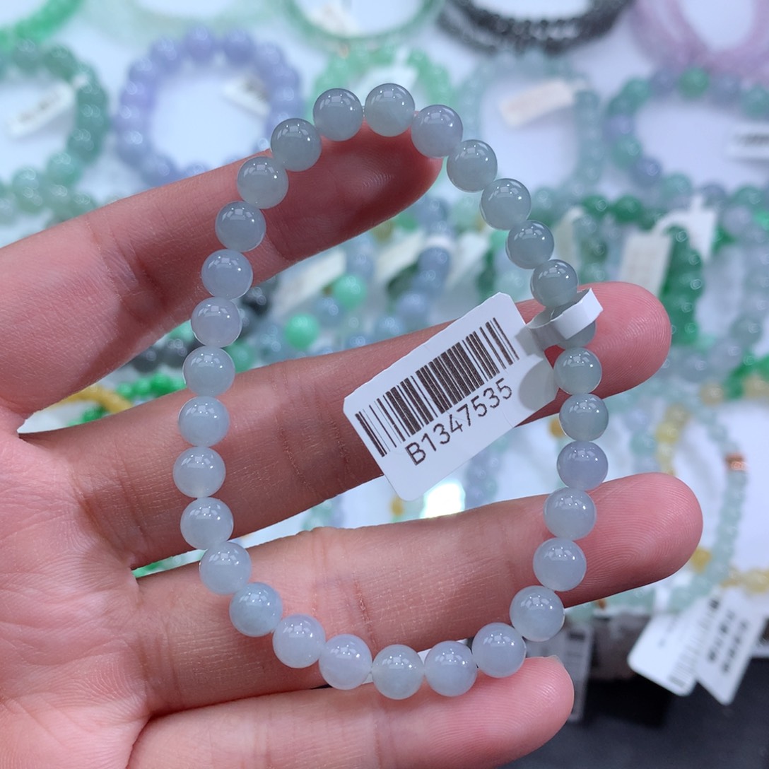 翡翠手链未镶嵌天然