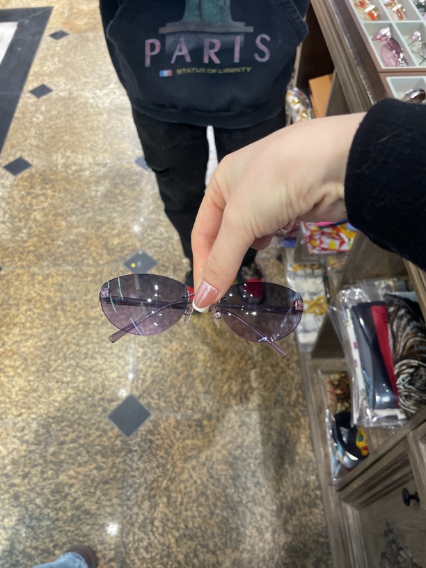 95新 Chanel/香奈儿 夏七中古/jennie同款紫色镜片/眼镜