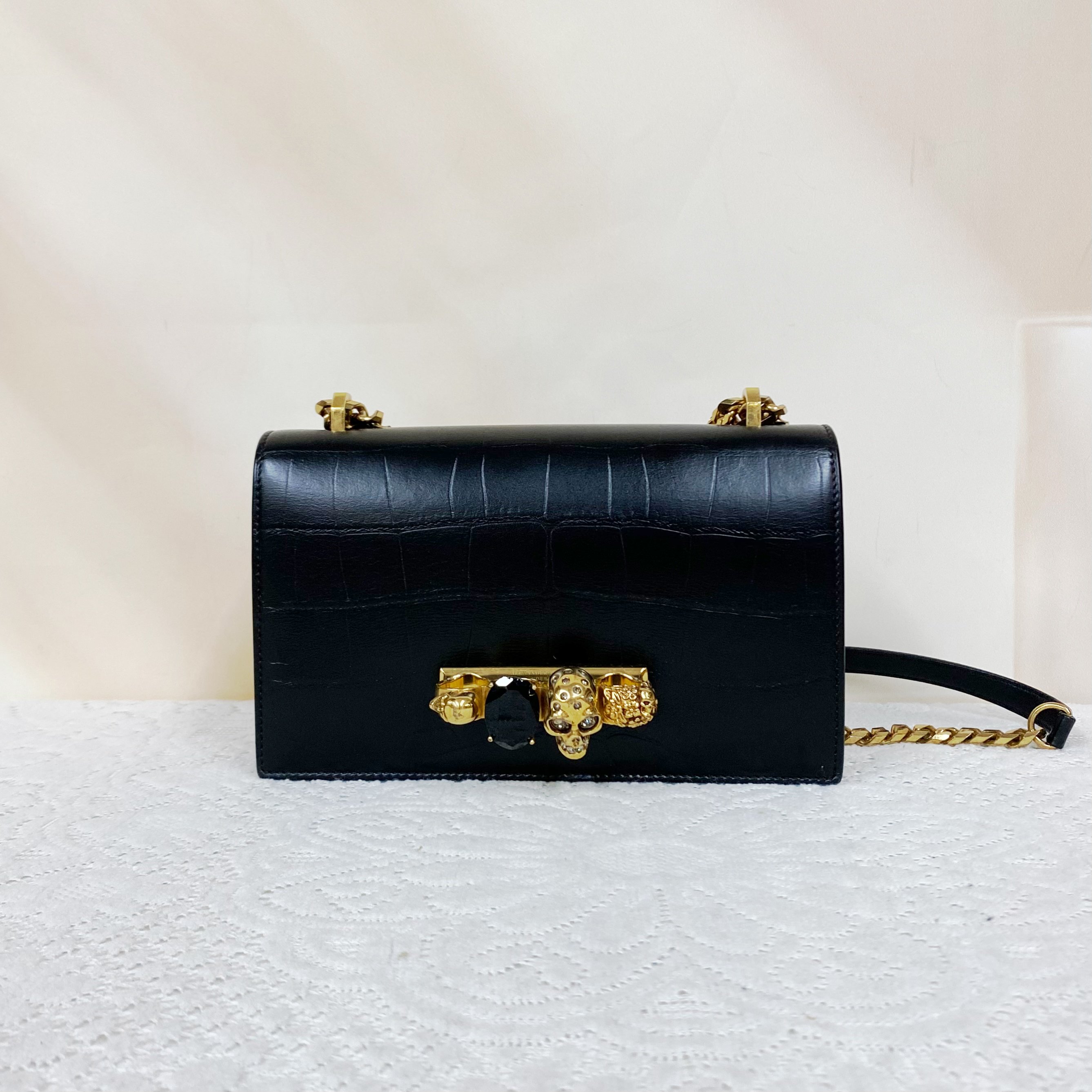 95新 Alexander McQueen/亚历山大·麦昆 单肩包/14297002