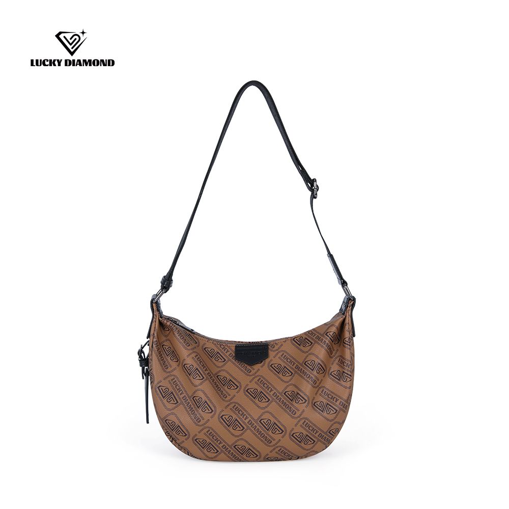 2025春夏轻奢品牌单肩挎包复古潮流软皮饺子包休闲百搭新款手机包