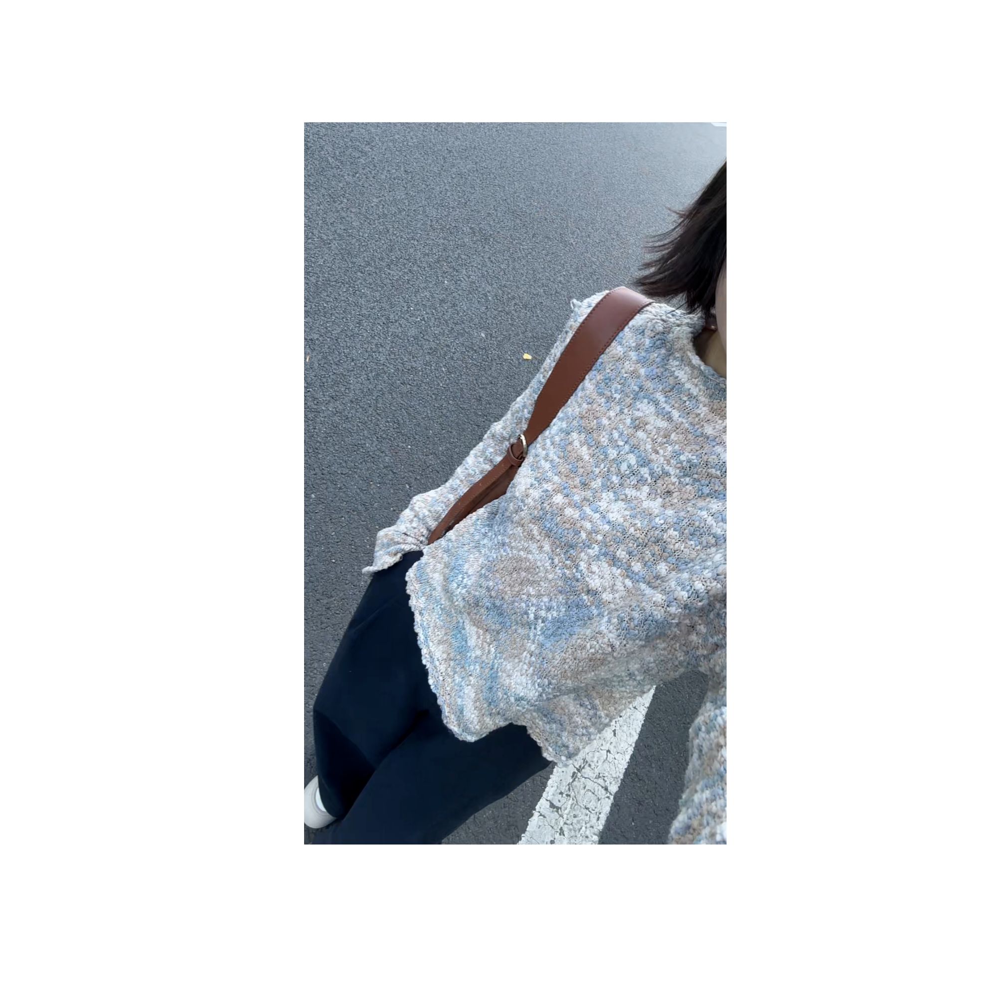 【天作之合】秋冬棉感彩纱混纱特色小众工艺型套头毛衣