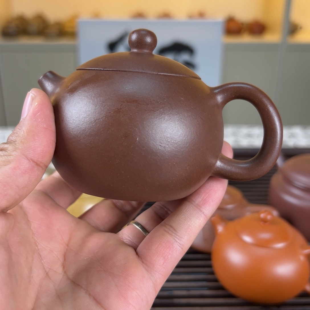 紫砂茶壶飘*燕半手工西施