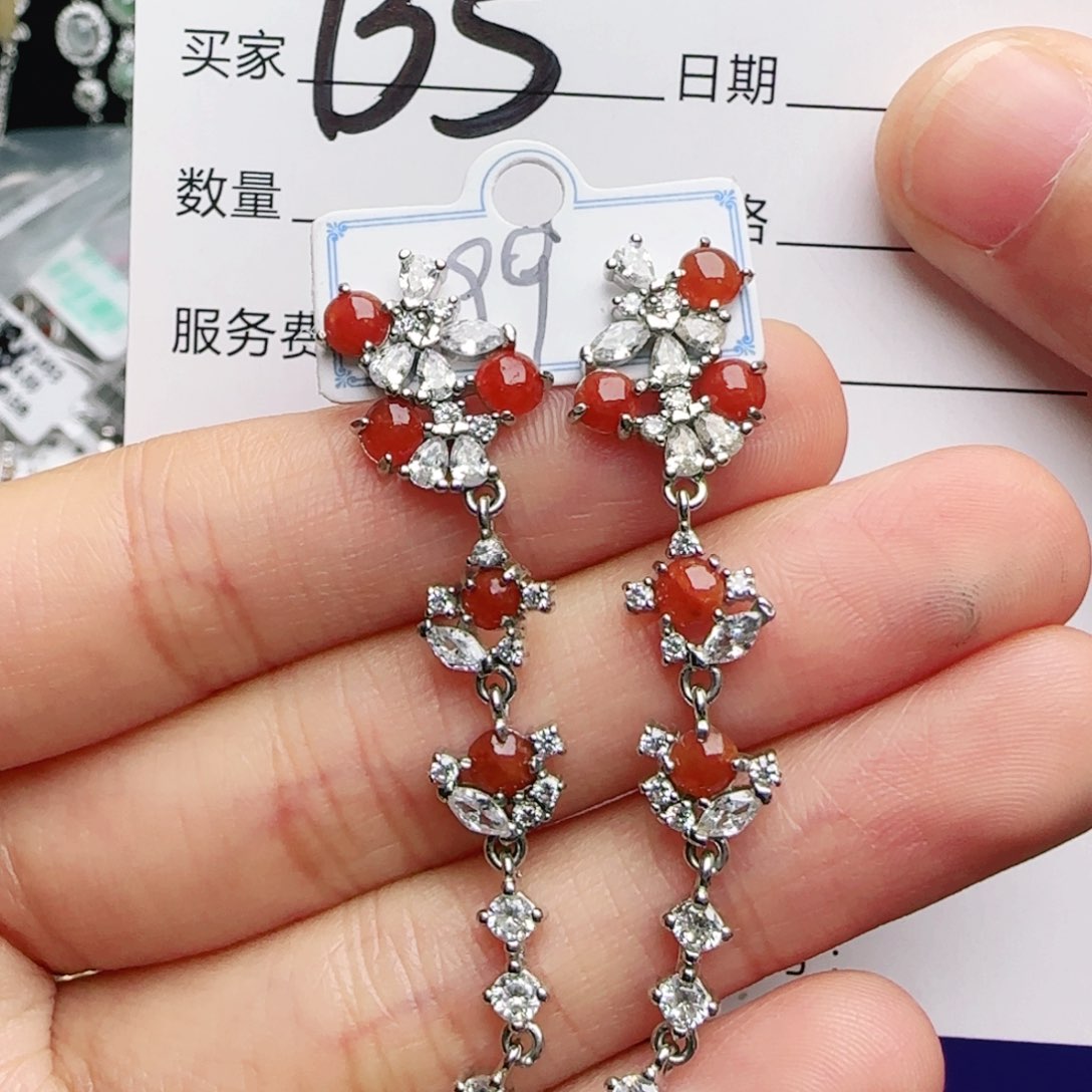 银S925镶嵌手链翡翠