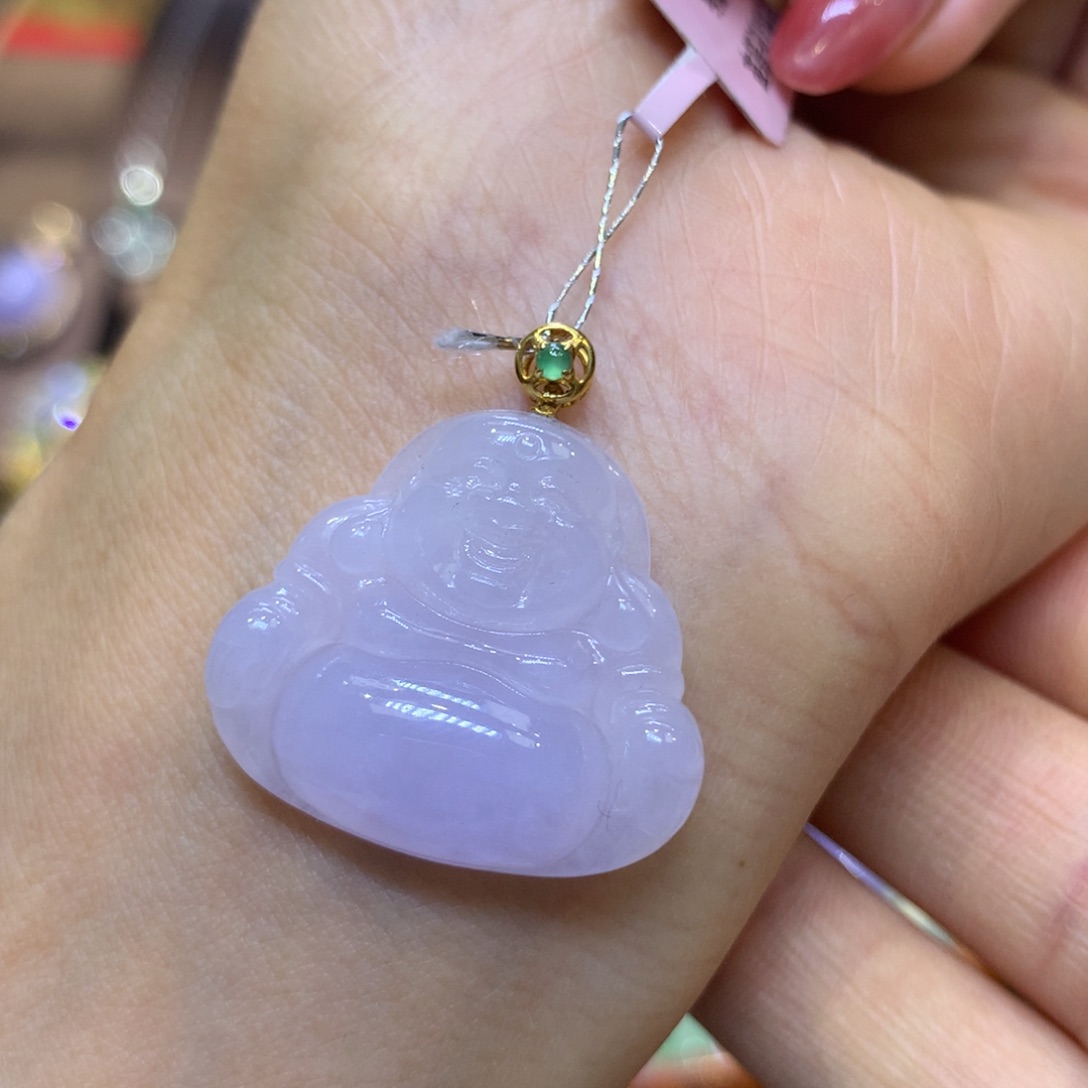 【闪购商品】翡翠18K金镶嵌颈饰翡翠