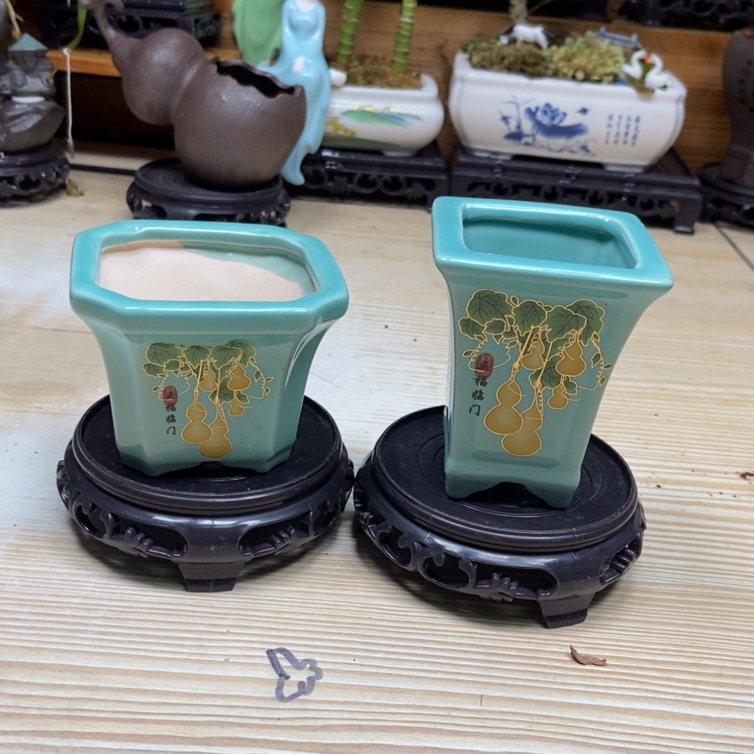 瓷片陶瓷花盆陶瓷艺术