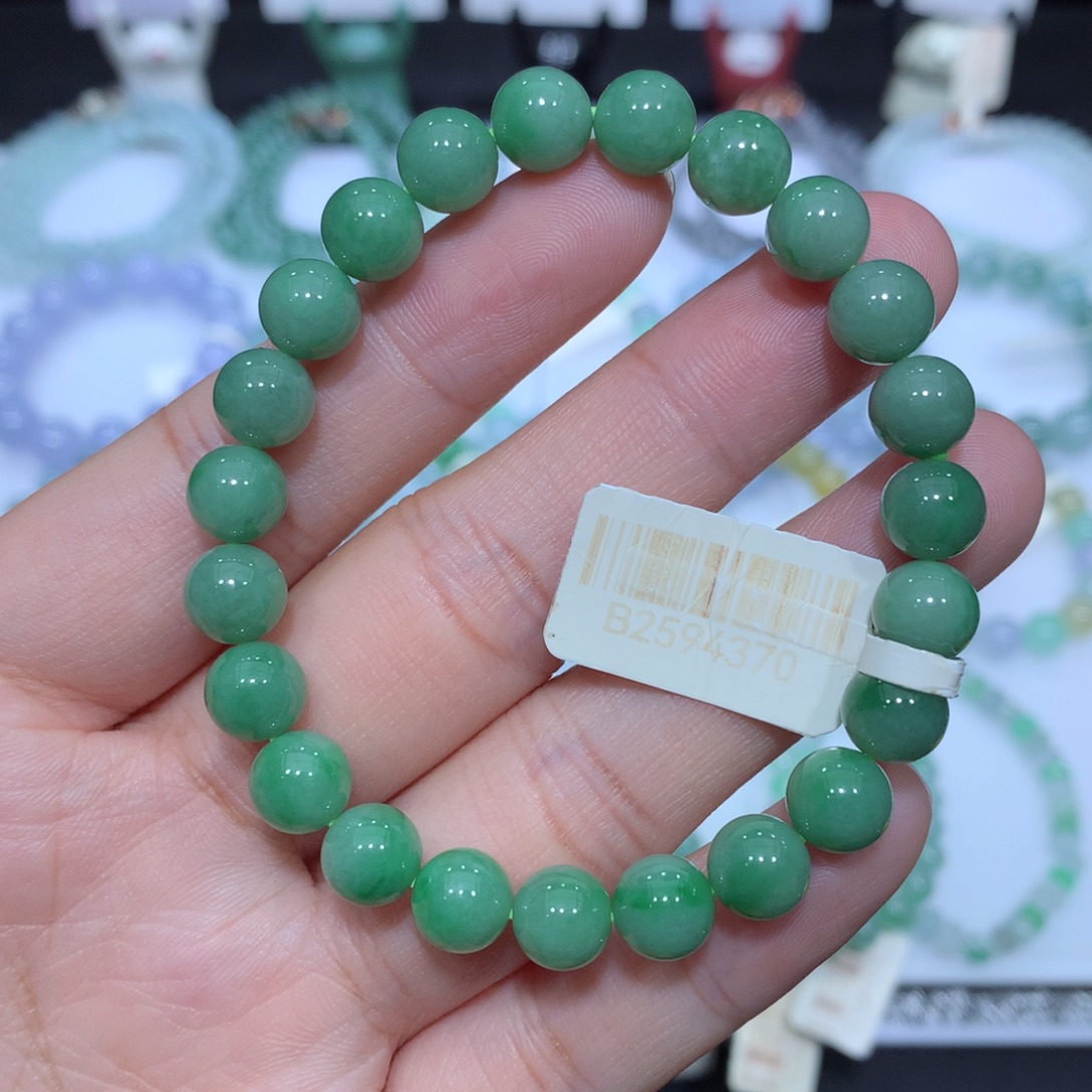翡翠未镶嵌手串天然
