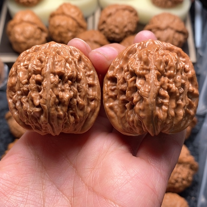 文玩核桃把件༺****精品四座楼40