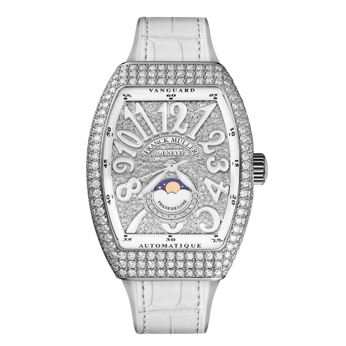 99新 Franck Muller/法兰克穆勒 v32白字表/后钻/WHT028763