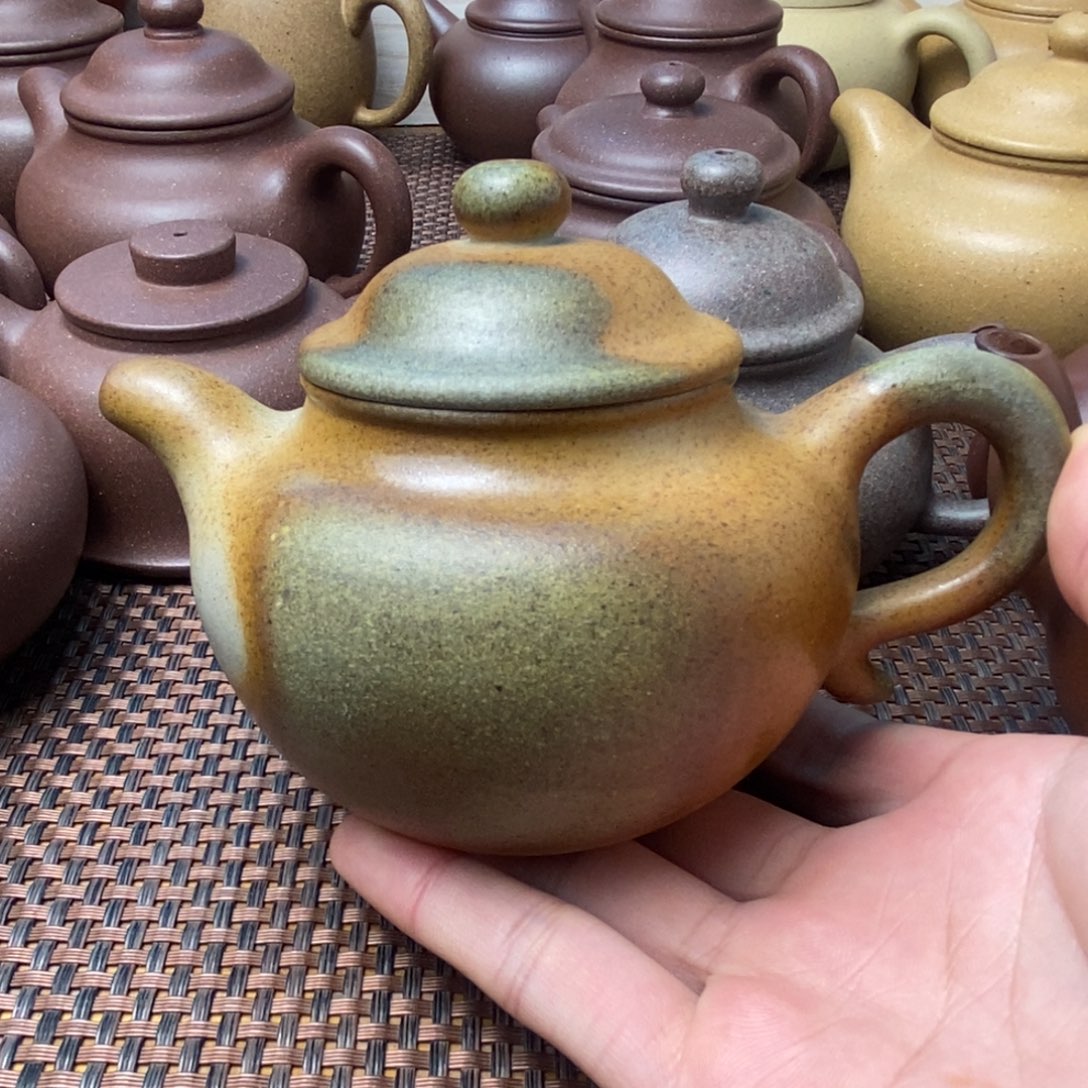 紫砂茶壶篮*微瑕柴烧莲子