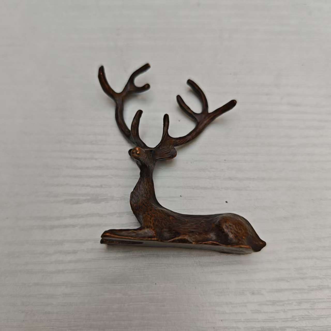 复古小鹿摆件桌面