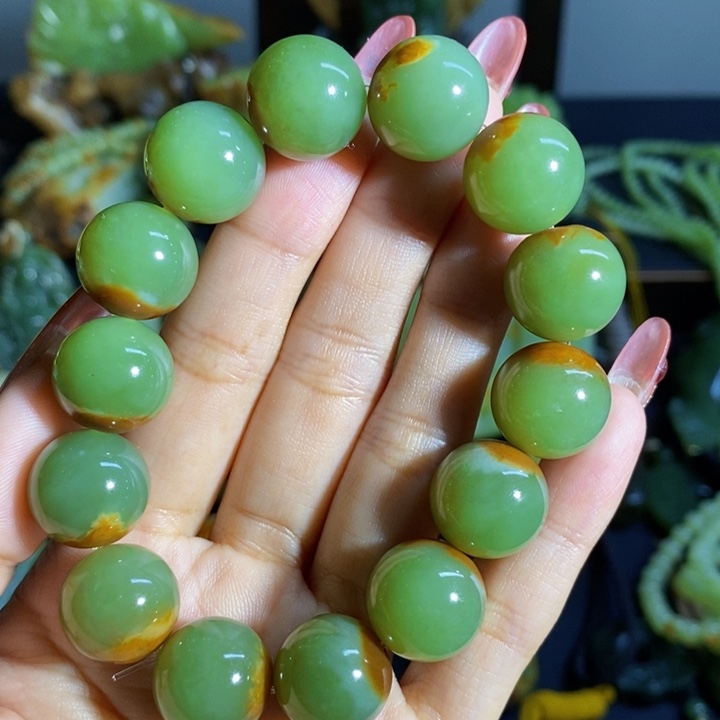 和田玉套链未镶嵌达*