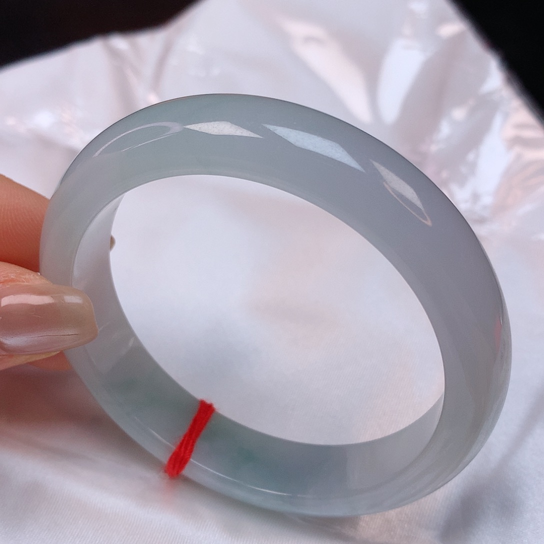 【闪购商品】翡翠手镯未镶嵌柿*55翡翠手镯