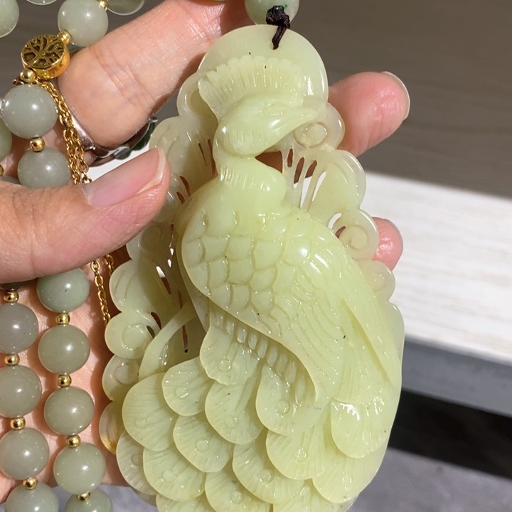 岫玉毛衣链未镶嵌