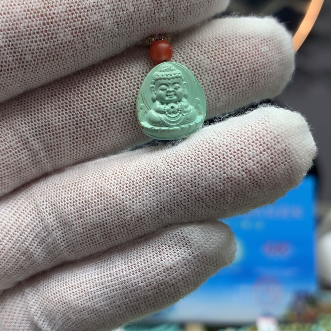 绿松石挂件未镶嵌