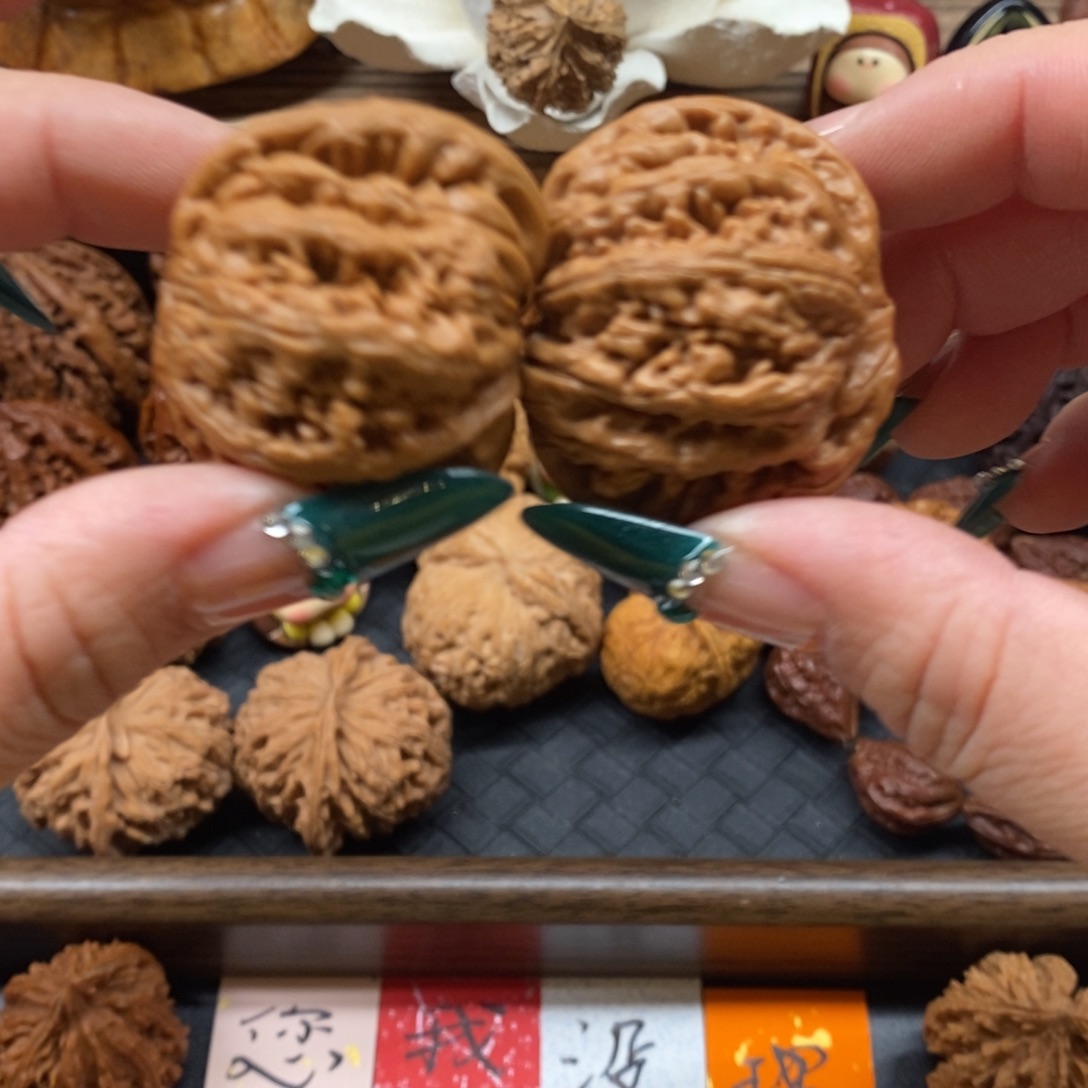 树***理吊坠文玩核桃058粗筋迷你39全