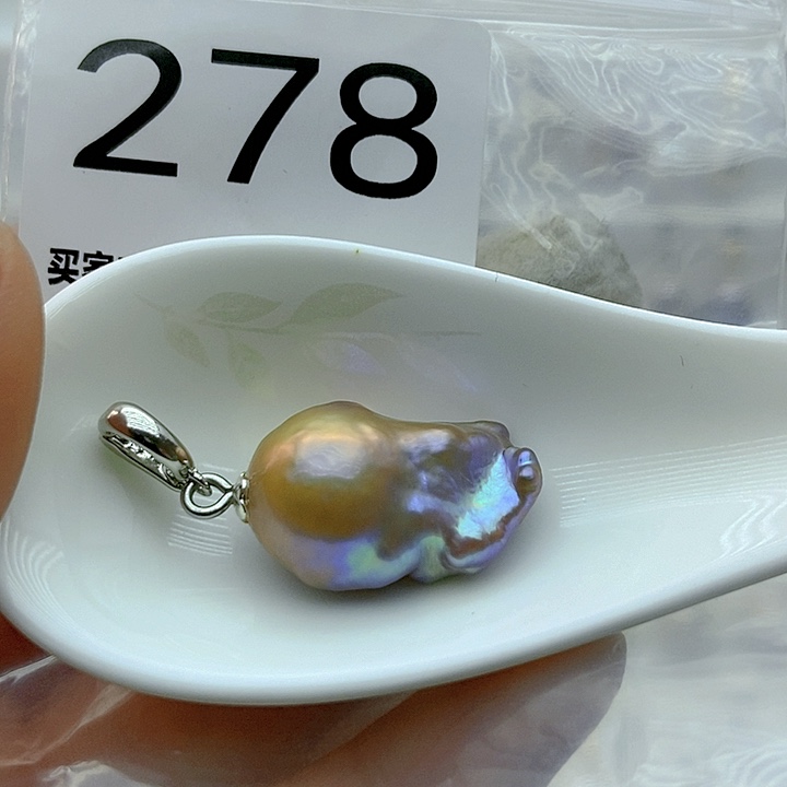 淡水珍珠颈饰银S925镶嵌